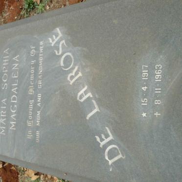 ROSE Maria Sophia Magdalena, de la 1917-1963