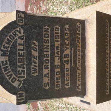 ROBINSON Isabella -1918