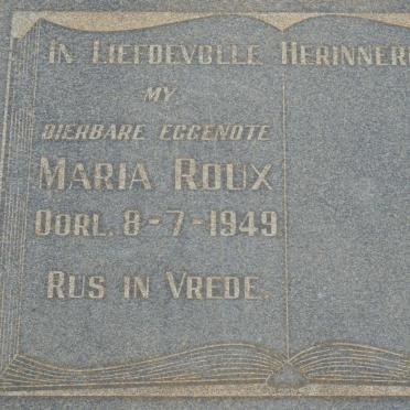 ROUX Maria -1949