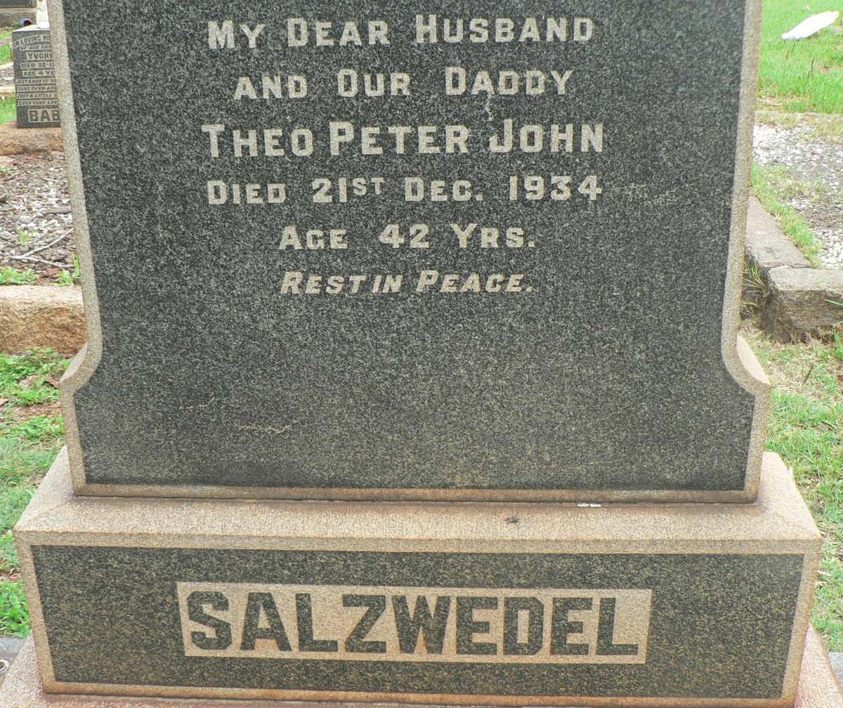 SALZWEDEL Theo Peter John -1934