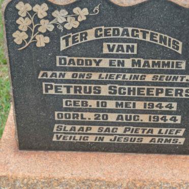 SCHEEPERS Petrus 1944-1944