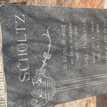 SCHOLTZ Abel Hermanus 1920-1964