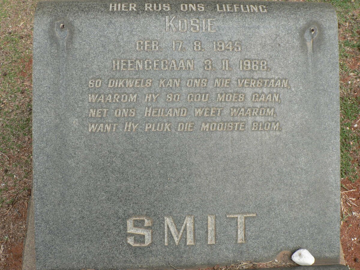 SMIT Kosie 1945-1968