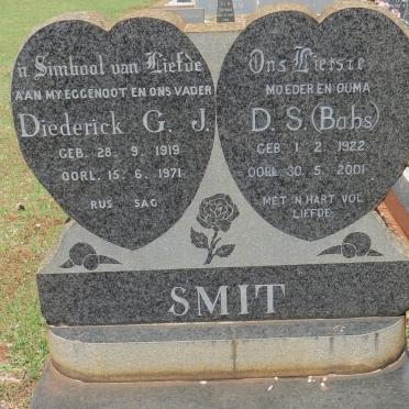 SMIT Diederick G.J. 1919-1971 &amp; D.S. 1922-2001