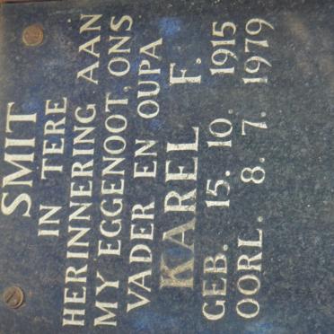 SMIT Karel F. 1915-1979