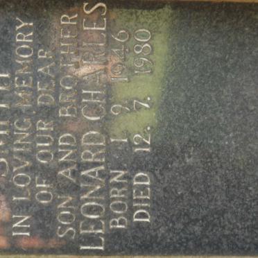 SMITH Leonard Charles 1946-1980