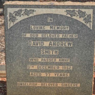 SMITH David Andrew -1952
