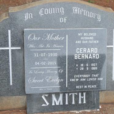 SMITH Gerard Bernard 1927-1965 &amp; Evelyn 1930-2015