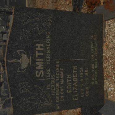 SMITH Edith Elizabeth 1935-1961