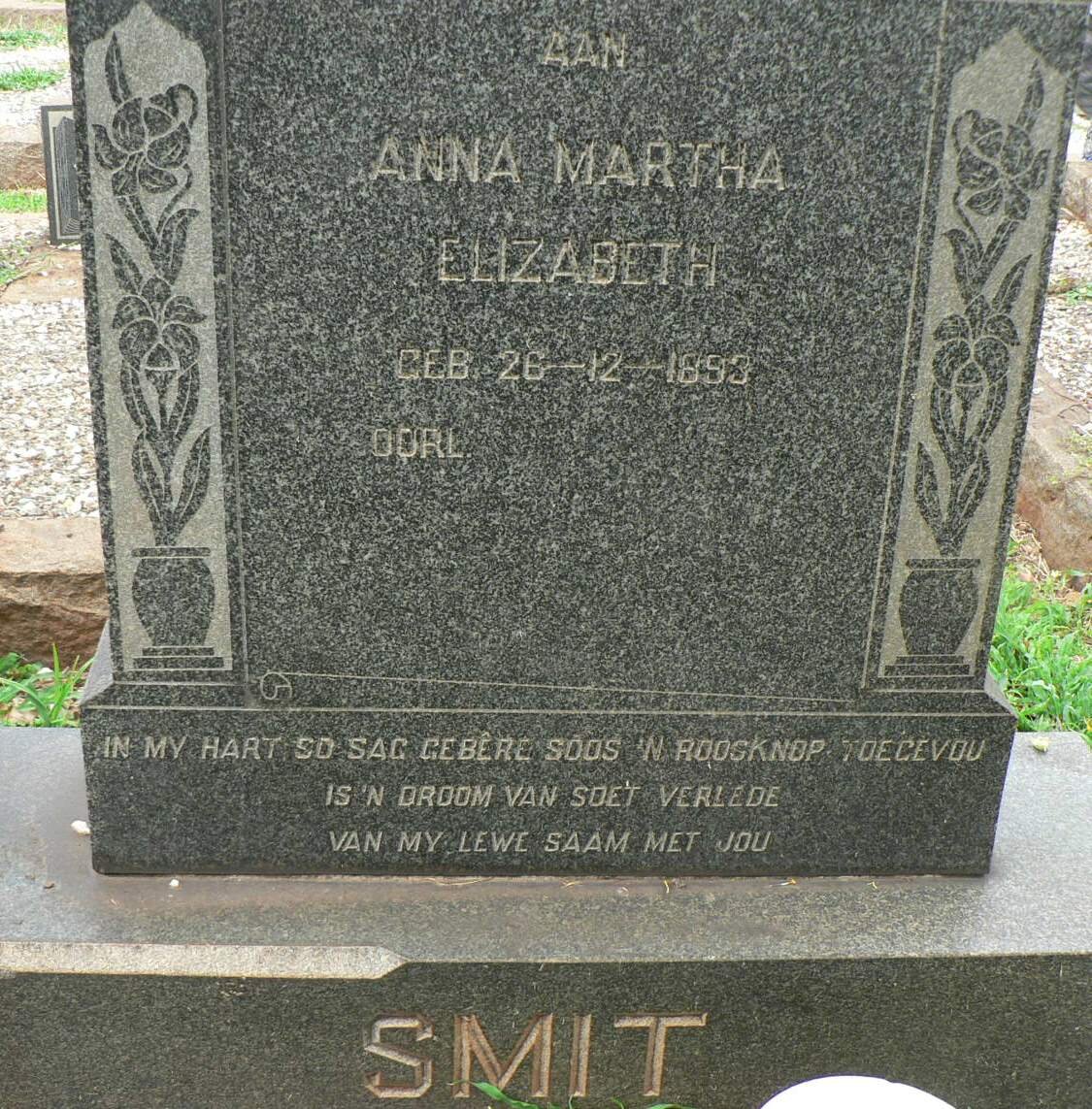 SMIT Anna Martha Elizabeth 1893-