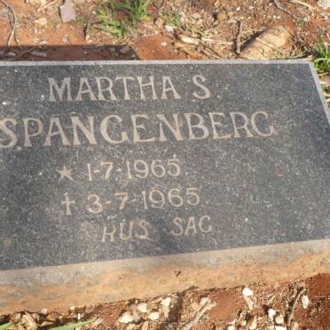 SPANGENBERG Martha S. 1965-1965