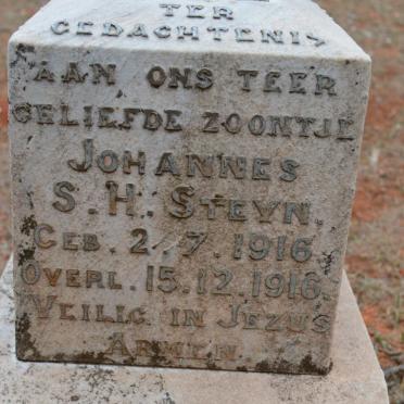 STEYN Johannes S.H. 1916-1916