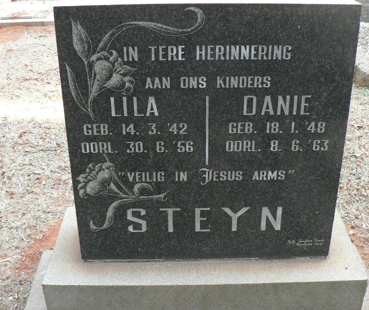 STEYN Lila 1942-1956 :: STEYN Danie 1948-1963