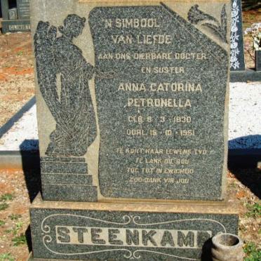 STEENKAMP Anna Catorina Petronella 1830-1951