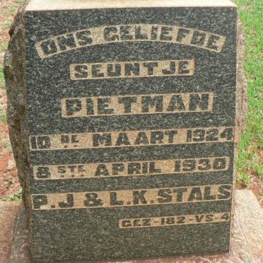 STALS Pietman 1924-1930