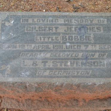 STEVENSON Gilbert Jeffries 1911-1922