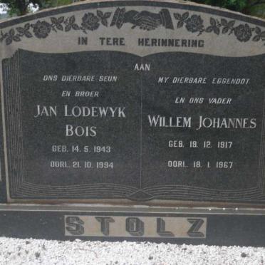 STOLZ Willem Johannes 1917-1967 :: STOLZ Jan Lodewyk Bois 1943-1994