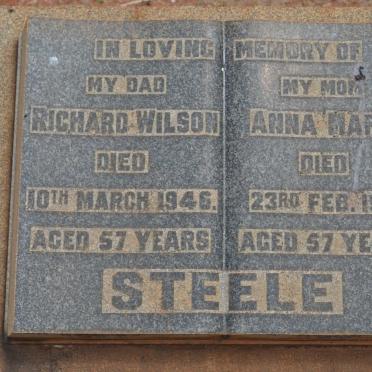 STEELE Richard Wilson -1946 &amp; Anna Maria -1951