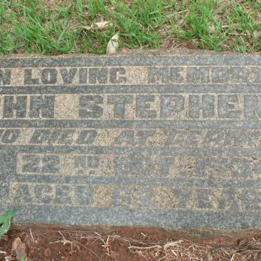 STEPHENSON John -1934