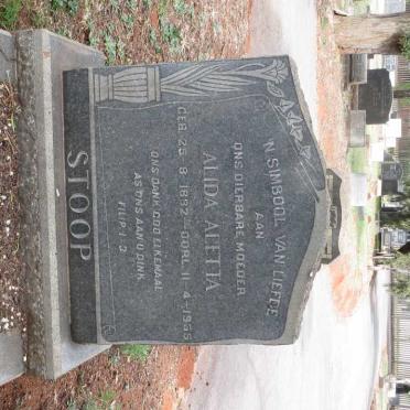 STOOP Alida Aletta 1882-1955