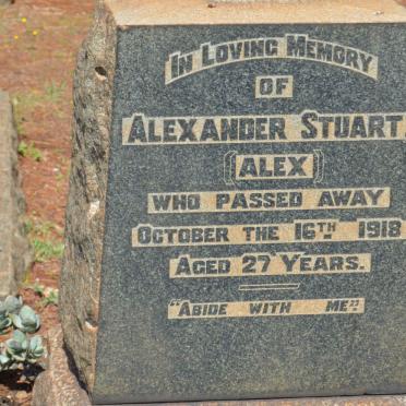 STUART Alexander -1918