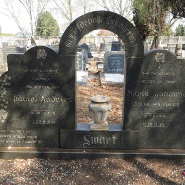 SWART Daniel Andries 1878-1963 &amp; Maria Johanna VAN TONDER 1886-1964