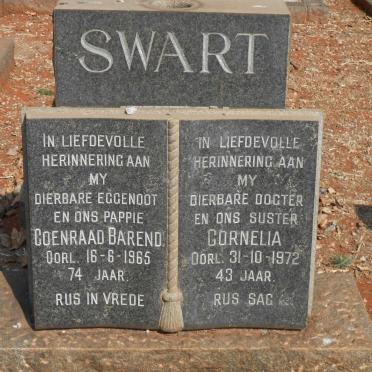 SWART Coenraad Barend -1965 :: SWART Cornelia -1972