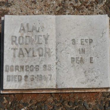 TAYLOR Alan Rodney 1951-1967