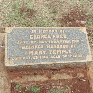 TEMPLE George Fred -1918