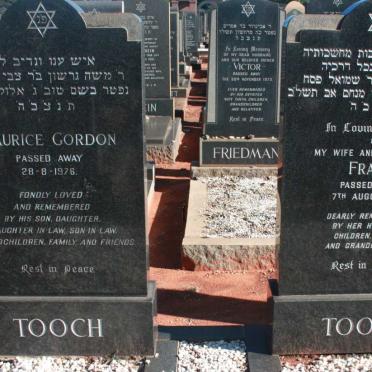 TOOCH Maurice Gordon -1976 &amp; Frania -1972