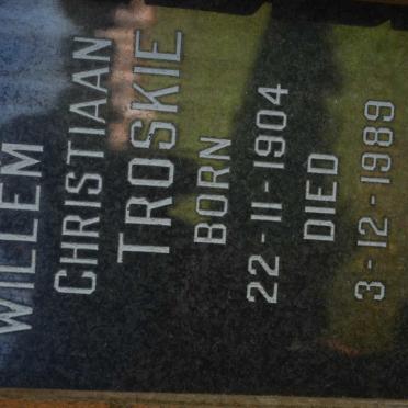 TROSKIE Willem Christiaan 1904-1989
