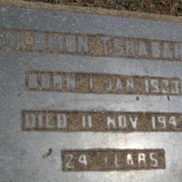 TSHABANGU Solomon 1923-1947