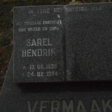 VERMAAK Sarel Hendrik 1936-1994