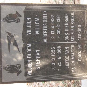 VILJOEN Willem Albertus 1932-1961 :: VILJOEN-BLOEM Stephan 1956-1988