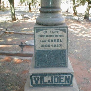 VILJOEN Carel 1905-1937