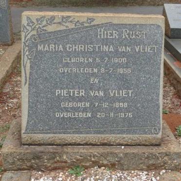 VLIET Pieter, van 1898-1975 &amp; Maria Christina 1900-1955