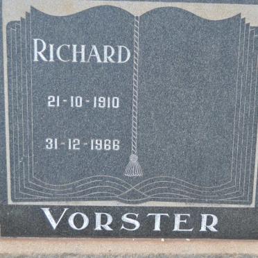 VORSTER Richard 1910-1966