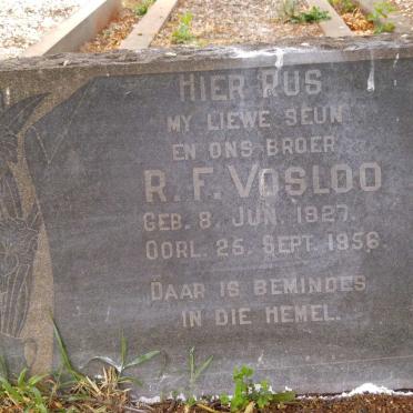 VOSLOO R.F. 1927-1956