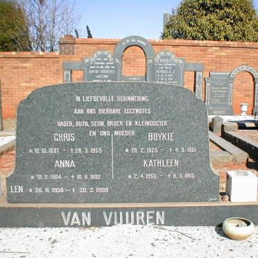 VUUREN, VAN FAMILY