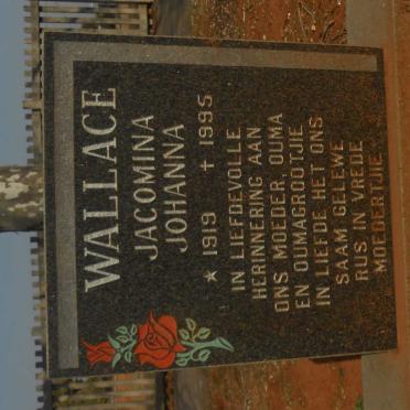WALLACE Jacomina Johanna 1919-1995
