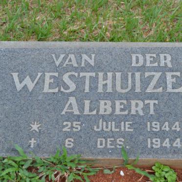 WESTHUIZEN Albert, van der 1944-1944