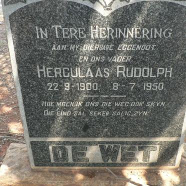 WET Hercules Rudolph, de 1900-1950