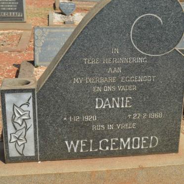 WELGEMOED Danie 1920-1968