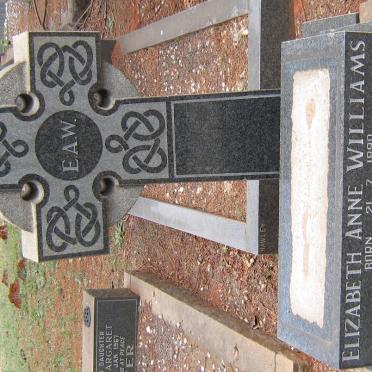 WILLIAMS Elizabeth Anne 1890-1968