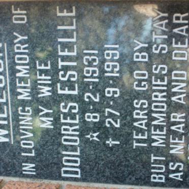 WILLSON Dolores Estelle 1931-1991