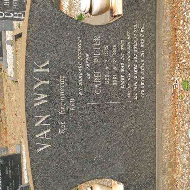 WYK Carel Pieter, van 1915-1966