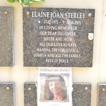 WILLEMSE Elaine Joan nee STERLEY 1971-2015