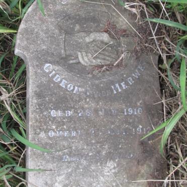 MERWE Gideon J., v.de 1910-1912