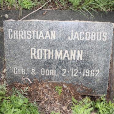 ROTHMANN Christiaan Jacobus 1962-1962