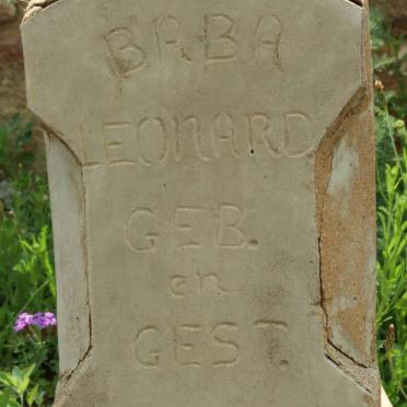 LEONARD Baba 1938-1938